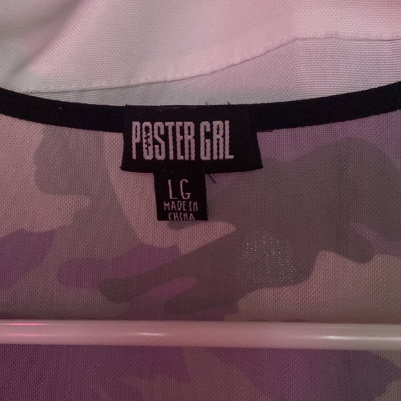 Purple camo mesh body suit - Picture 3 of 3